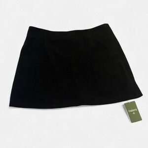NWT Halara High Waisted Invisible Zipper 2-in-1 A Line Mini Corduroy Skirt Large